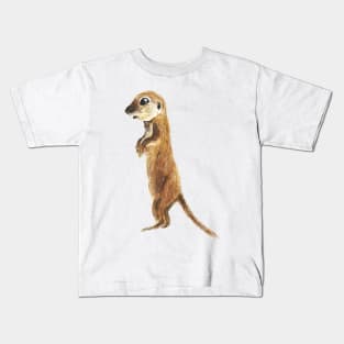 cute little otter watercolor Kids T-Shirt